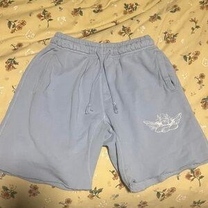 Boys Lie Light Blue Athletic Shorts